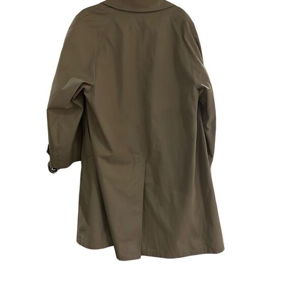 Men's London Fog Light Tan Trench Coat - Size 40 - Good Vintage Condition - Picture 2 of 4